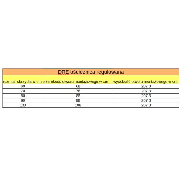 Drzwi DRE BIN20 przylgowe - obrazek 10