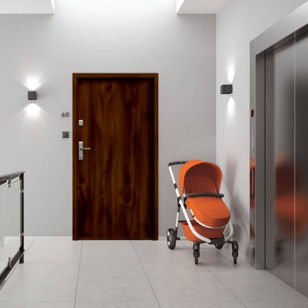 Drzwi wewnętrzne wejściowe GERDA COMFORT RC2 przylgowe