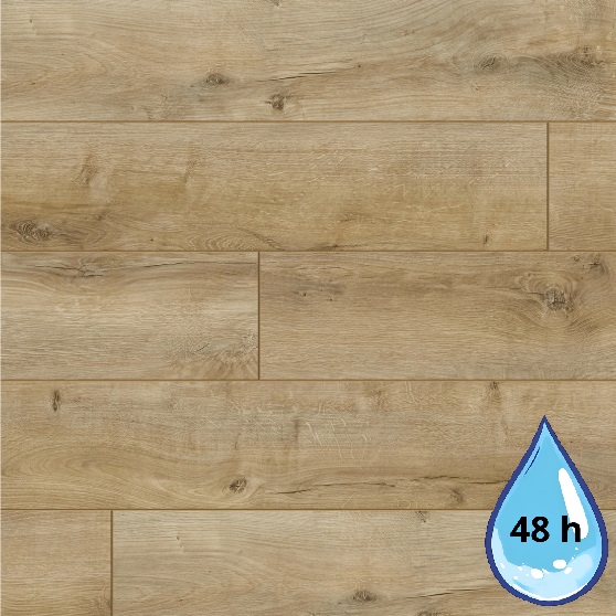Panele podłogowe laminowane 48h wodoodporności Dąb Copper AC4 8 mm