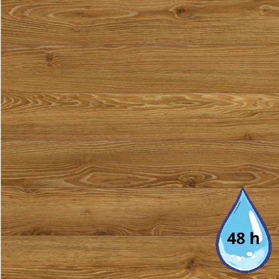 Panele podłogowe laminowane 48h wodoodporności Dąb Trust AC4 8 mm