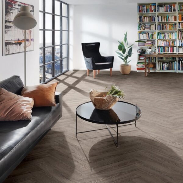 Panele podłogowe laminowane jodełka Rutherford Oak AC5 8 mm