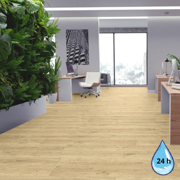 Panele podłogowe laminowane 24h wodoodporności Platinium Dąb D40604 AC5 10 mm