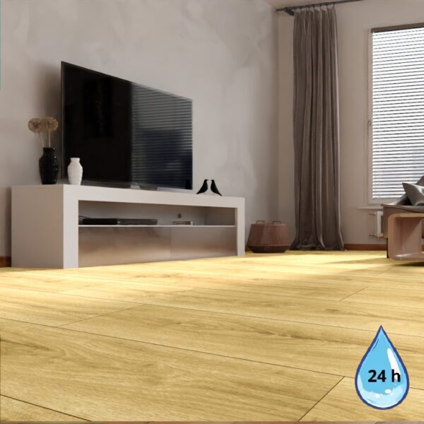 Panele podłogowe laminowane 24h wodoodporności Platinium Dąb D40594 AC5 10 mm