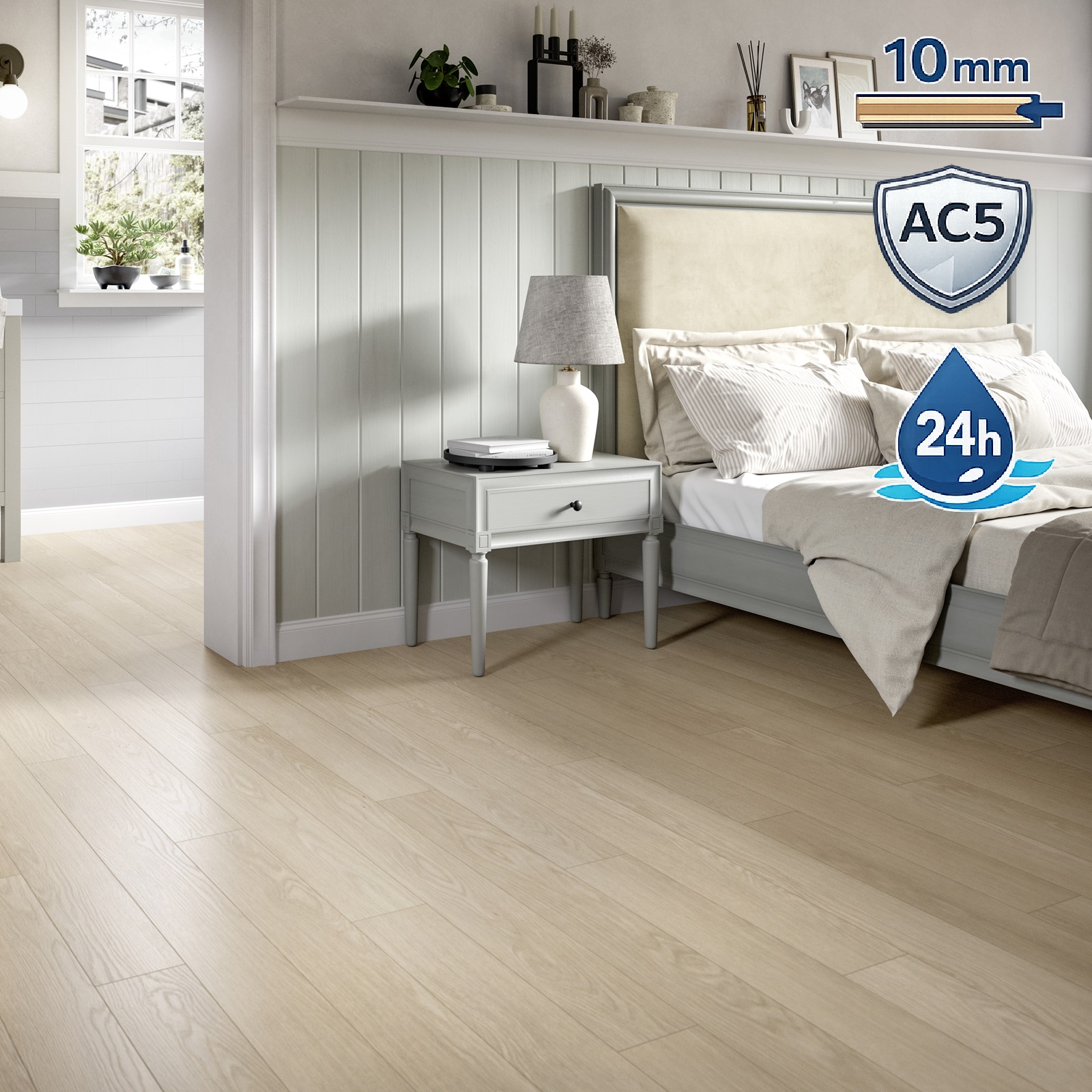Panele podłogowe laminowane 24h wodoodporności EGGER EL2133 AC5 10 mm
